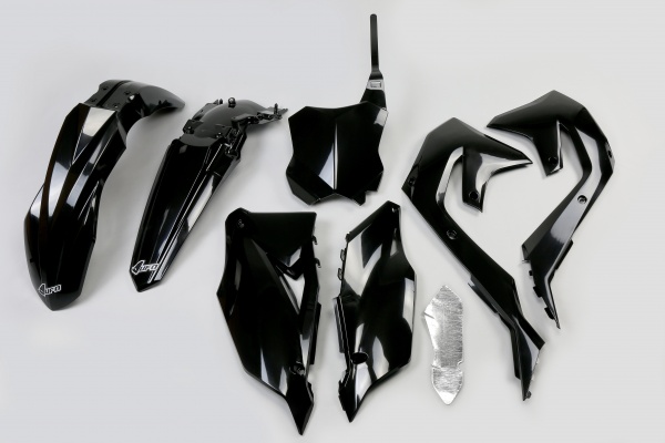 Plastic Kit black for Kawasaki KX 250 F - KX 250 X - KX 450 XC - KX 450 X - KX 450 - KX 250